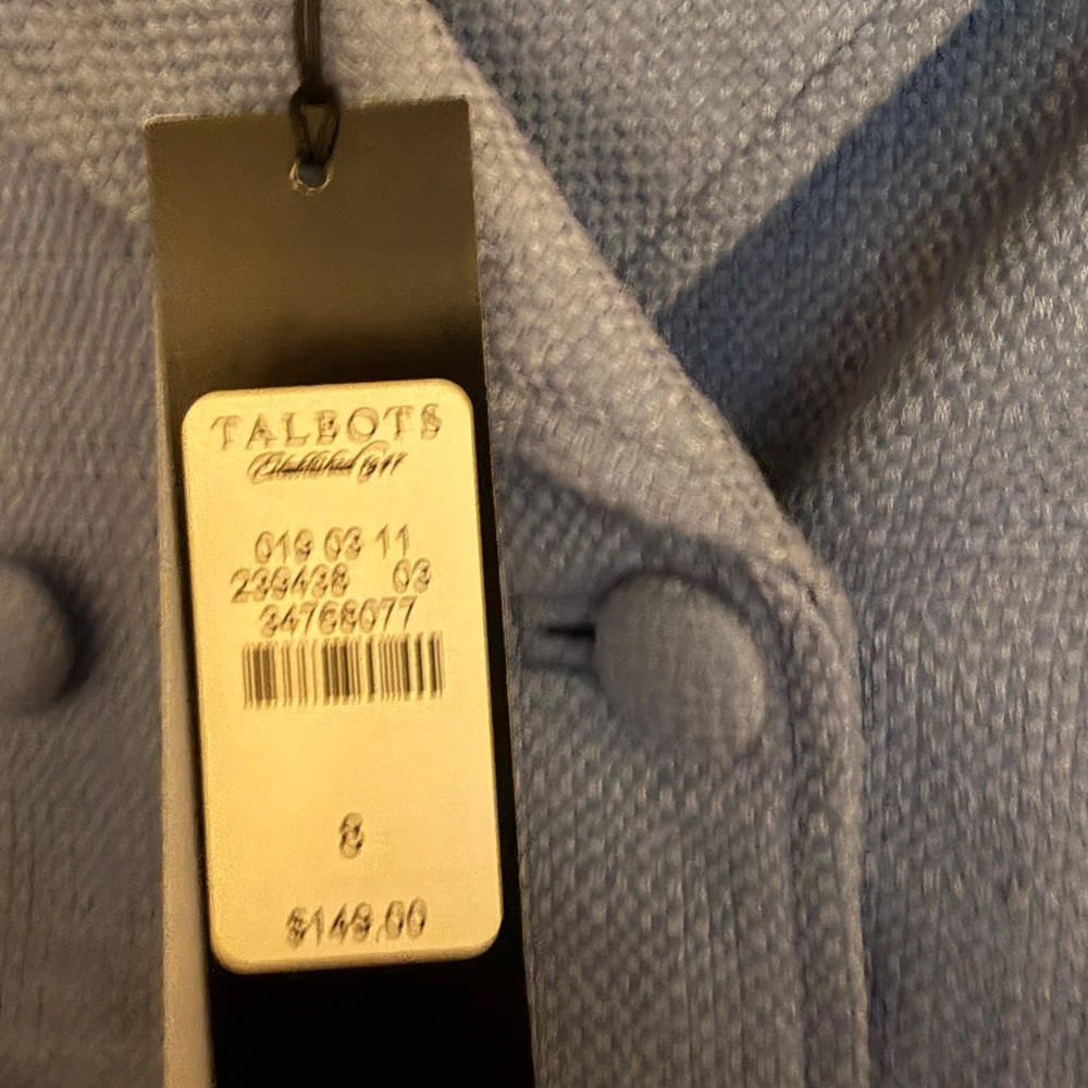 Talbots Gray Textured Blazer Jacket - image 4